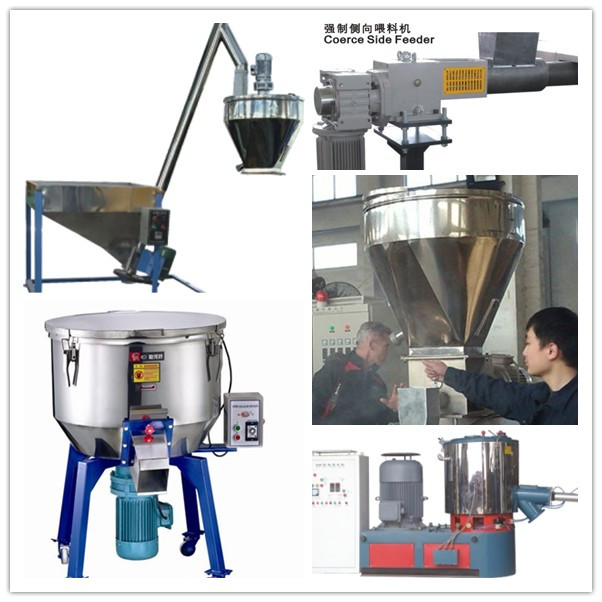 Διπλή βιδών ικανότητα μηχανών 100-1000kg/Hr σβόλων ανακύκλωσης εξωθητών πλαστική