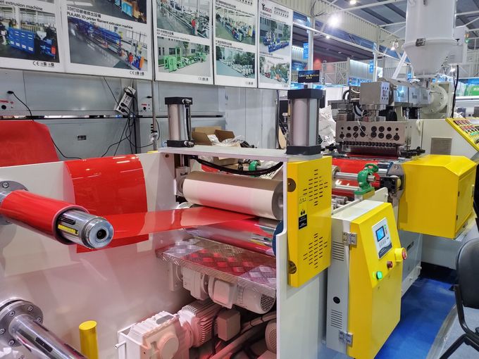 Μηχανή εξώθησης φύλλων AFSJ-350mm PLA, φύλλο προϊόντων PLA για τα εργαστηριακά πειράματα