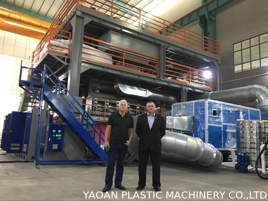 AF-3200mm μη υφανθε'ν ύφασμα PP Spunbond που κατασκευάζει τη μηχανή, μη υφανθείσα γραμμή παραγωγής υφάσματος του S SS SMS